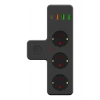 3 Sockets with Thermal Current Protection, 3 USB and 1 Type-C Port 20w Outlet Model 3397 (5365)