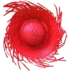 Tropical Party Red Straw Hawaii Hat