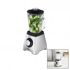 TURBO DOĞRAYICI BLENDER BUZ KIRICI 6LI BIÇAK=PASLANMAZ ÇELİK - 1.5LT CAM HAZNE 2 KADEME HIZ 400W 18000 DEVİR/DK HAZNE=1.6LT SHB-7519 (5365)