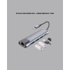 Type-c Hdmı Ethernet Adaptör 8-in-1 Alüminyum Gövde