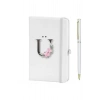 Ü Harfi Çiçek Desen Baskılı Defter