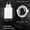 Ultra Hızlı 25 W Usb-c Şarj Adaptörü Kablolu Power Delivery