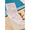 Unisex Desenli Baskılı Deniz Plaj Havlusu Otantik Nar Çiçeği 70x140 Cm
