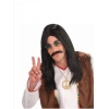 Long Baris Manco Wig and Mustache