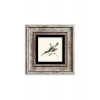 Uzun Gaga Çerçeveli Taş Tablo 20 cm