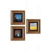 Van Gogh 3 lü Set Çerçeveli Taş Tablo 20 cm