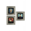 Van Gogh 3 lü Set Çerçeveli Taş Tablo 20 cm