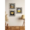 Van Gogh 3 lü Set Çerçeveli Taş Tablo 20 cm