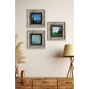 Van Gogh 3 lü Set Çerçeveli Taş Tablo 20 cm