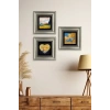 Van Gogh 3 lü Set Çerçeveli Taş Tablo 20 cm