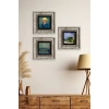 Van Gogh 3 lü Set Çerçeveli Taş Tablo 20 cm