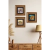 Van Gogh 3 lü Set Çerçeveli Taş Tablo 20 cm