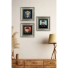 Van Gogh 3 lü Set Çerçeveli Taş Tablo 20 cm