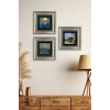 Van Gogh 3 lü Set Çerçeveli Taş Tablo 20 cm