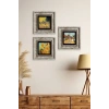 Van Gogh 3 lü Set Çerçeveli Taş Tablo 20 cm
