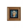 Van Gogh Çerçeveli Taş Tablo 20 cm