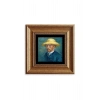 Van Gogh Çerçeveli Taş Tablo 20 cm