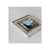 Vincent Van Gogh Starry Night Çerçeveli Taş Tablo , Çerçeveli Taş Duvar Dekoru 20 cm