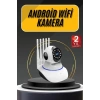 Wifi Gece Görüşlü Sensörlü Kamera 1080p Mobil Uyumlu