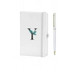 Y Harfi Çiçek Baskılı Defter