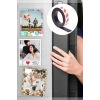 Yapışkanlı Şerit Mıknatıs Magnet Kes Kullan Güçlü Sağlam Rulo Çıkarılması Kolay Siyah 2cm x 1 mt