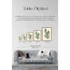 Yaprak Ahşap Çerçeveli Tablo 17 x 23