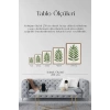 Yaprak Ahşap Çerçeveli Tablo 17 x 23