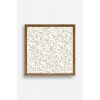 Yaprak Ahşap Çerçeveli Tablo 23 x 23