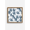 Yaprak Ahşap Çerçeveli Tablo 23 x 23