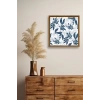Yaprak Ahşap Çerçeveli Tablo 23 x 23
