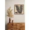 Yaprak Ahşap Çerçeveli Tablo 23 x 23