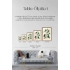 Yaprak Ahşap Çerçeveli Tablo 30 x 42
