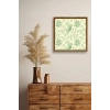 Yaprak Ahşap Çerçeveli Tablo 42 x 42