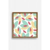 Yaprak Ahşap Çerçeveli Tablo 50 x 50