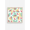 Yaprak Ahşap Çerçeveli Tablo 50 x 50