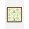 Yaprak Ahşap Çerçeveli Tablo 50 x 50