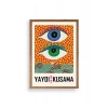 Yayoi Kusama Ahşap Çerçeveli Tablo 23 x 30