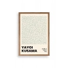 Yayoi Kusama Ahşap Çerçeveli Tablo 30 x 42