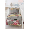 Новорожденный комплект постельного белья для девочки из 100% хлопка Flower