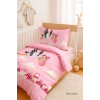 Набор детского постельного белья для девочки новорожденной 100% хлопок аист