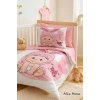 Набор Постельного белья для новорожденных девочек из 100% хлопка с ушками зайца