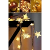 Yıldız Şekilli 3.5 Metre USB LED Işık – 20 Adet LED’li Dekoratif Ortam Aydınlatması