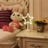 Star Designed Neon Led Table and Night Lamp Decorative Light (5365)