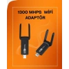 Yüksek Performanslı Çift Bant Wifi Adaptör 1200 Mbps