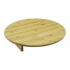 YUVARALAKMİNİ SOFRA MODEL=ÇAP:45CM - Y:8.5CMAYAKLI BAMBU AHŞAP KESİM PANOSU (5365)