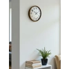 Zentime 36 Cm Brown Decorative Wall Clock