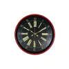 Zentime 36 Cm Kırmızı Dekoratif Duvar Saati