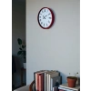 Zentime 36 Cm Kırmızı Dekoratif Duvar Saati