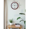 Zentime 36 Cm Kırmızı Dekoratif Duvar Saati