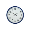 Zentime 36 Cm Navy Blue Decorative Wall Clock